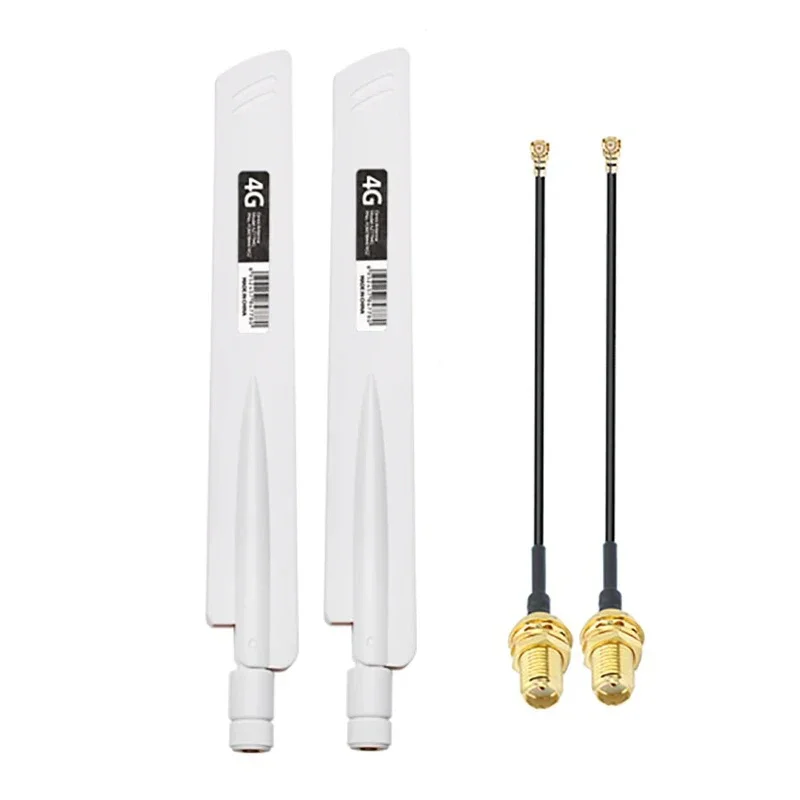 4G Antenna High Gain 38dBi 700-2700MHz 2pcs 15cm adapter cable 3G LTE Wireless Network Card Wifi Router Module 4g antenna,lte antenna,wifi antenna