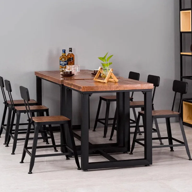 Industrial Balcon Restaurant Table Space Saving Auxiliary Children Modern Restaurant Table Makeup Nordic Comedor Home Furniture