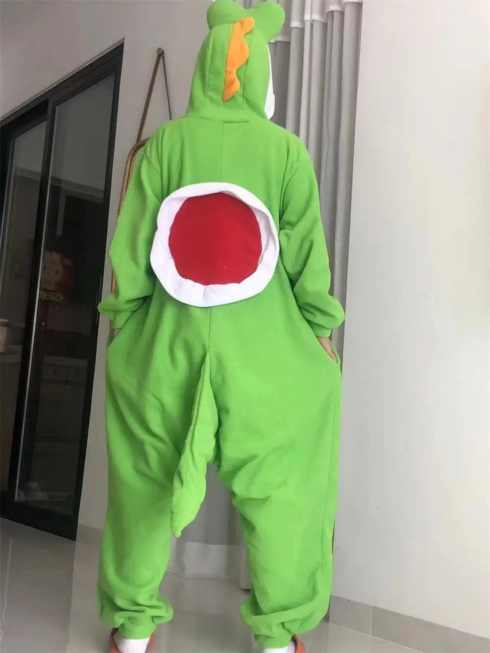 Anime Adult Yoshi Cosplay Halloween Costumes Green Alien Onesies Jumpsuit Xmas Carnival Funny Pajamas Kigurumi cosplay costumes kigurumi pajamas