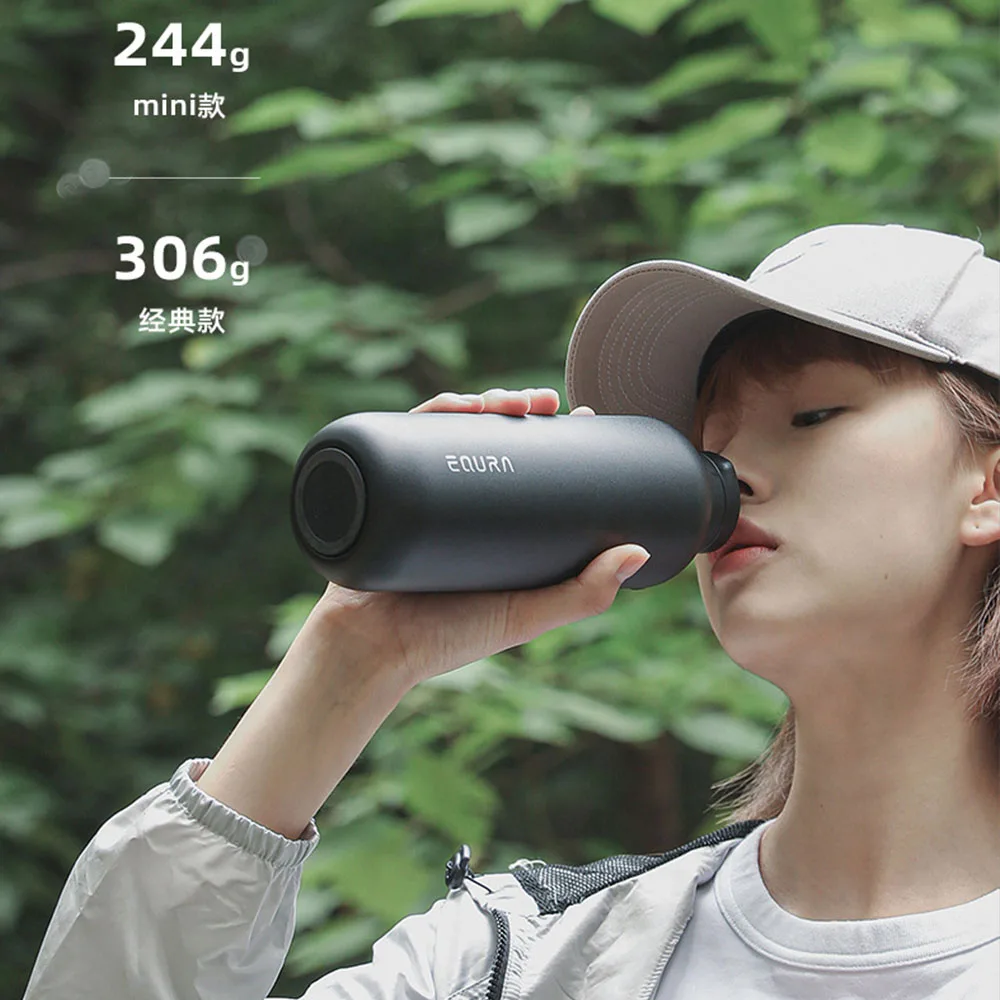 Outdoor large capacity insulated water cup 450/650ml camping equipment parent-child sports bike hiking portable stainless steel