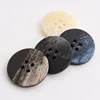 10pcs Retro Round Resin Buttons 4 Holes Black and White Buttons for Clothing Suit Coat Shirt Sewing Accessories 15mm-30mm 6
