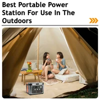 Station d'alimentation portable 600W 100000mAh, générateur solaire d'urgence à onde sinusoïdale pure pour la maison, le camping, l'extérieur, prise EU 7