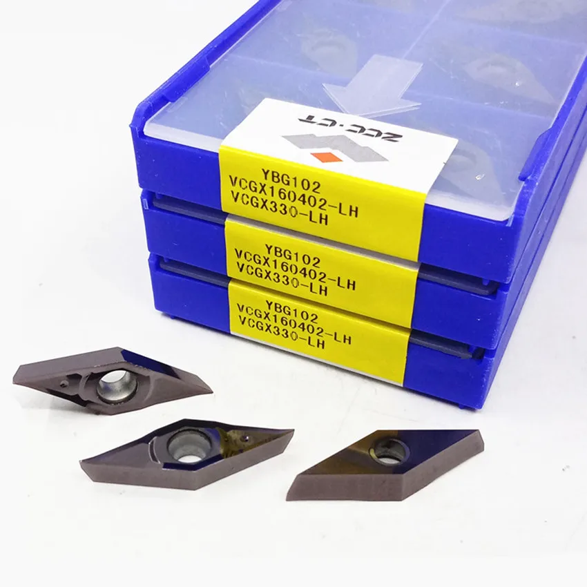 VCGX160402-LC YBG101/VCGX160402-LC YBG202/VCGX160402-LH YBG102/VCGX160402-LH YBG202/VCGX160404-LH YBG102 ZCC.CT карбидные вставки VCGX160402-LC YBG101/VCGX160402-LC YBG202/VCGX160402-LH YBG102/VCGX160402-LH YBG202/VCGX160404-LH YBG102 ZCC.CT карбидные вставки