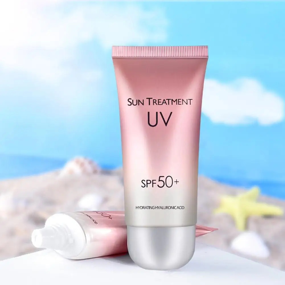 Face Body Sunscreen SPF 50+Sunscreen Whitening Sunblock Anti-Aging Protective Skin Cream Moisturizing Care 60g Oil-control E3G1