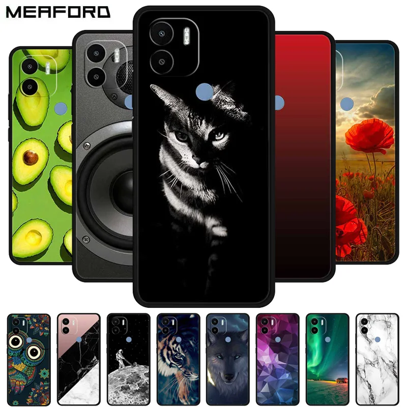 Per Xiaomi Redmi A2 Plus Custodia In Silicone Morbido In Marmo Per Xiaomi Redmi A2 Protector Fundas Redmia2 A2 + Plus Cover Coque