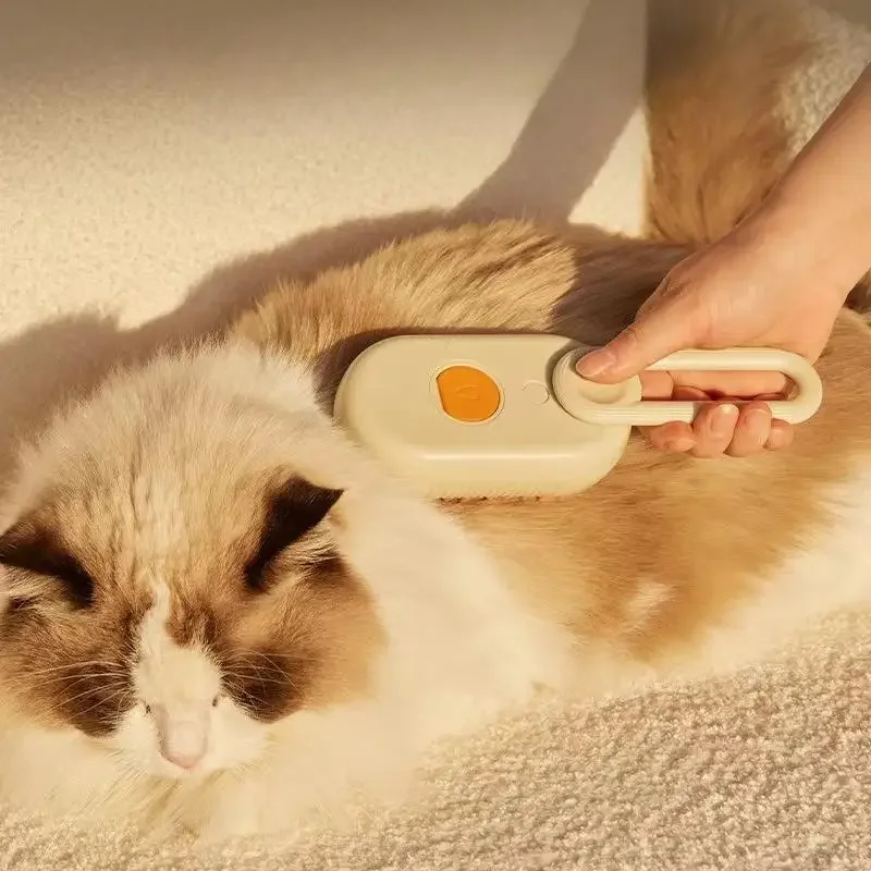 Pet Grooming Steam Brush - Hair Removal & Massage Comb with Steamy Spray