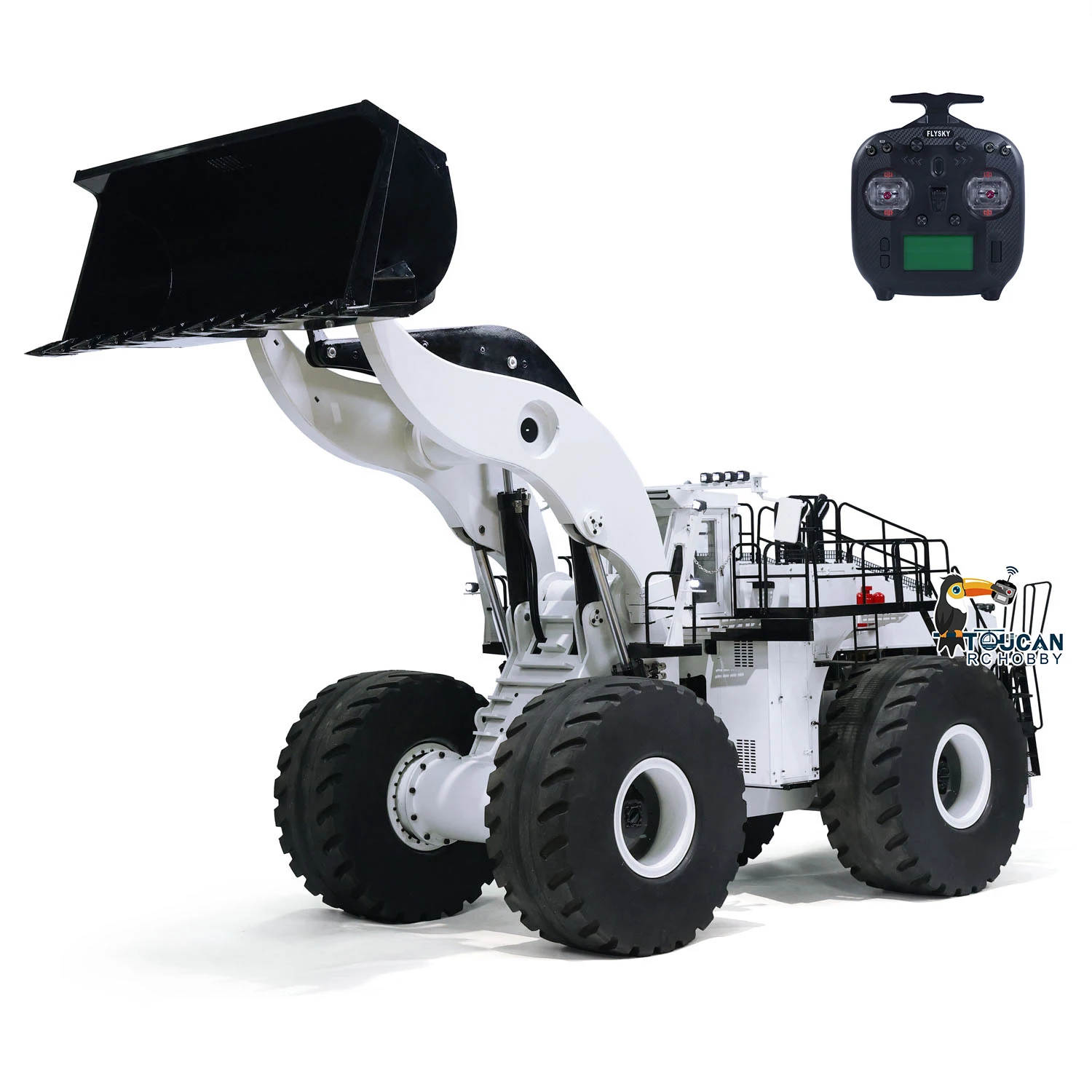 In Stock 1:14 L2350 Hydraulic RC Loader Heavy Duty Radio Control Construction Vehicle Earth Mover Light Sound Smoke Machine Toy 2