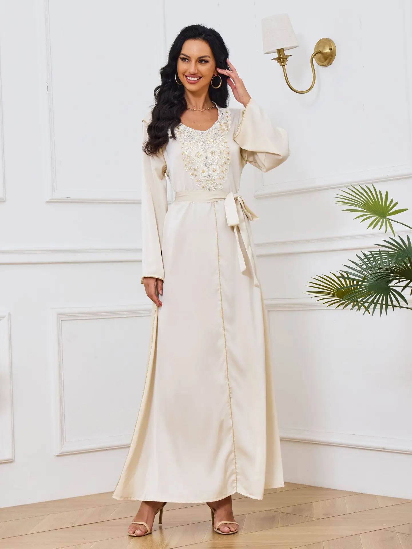 

Bbonlinedress, индивидуальная Марокканская одежда, арабское мусульманское вечернее платье в мусульманском стиле, длинные женские платья для выпускного вечера, новинка 2024