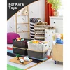 Baskets for Organizing Plastic Storage Bins With Bamboo Lids Small Shelf Basket Container for Organizing Shelves Desktop 4