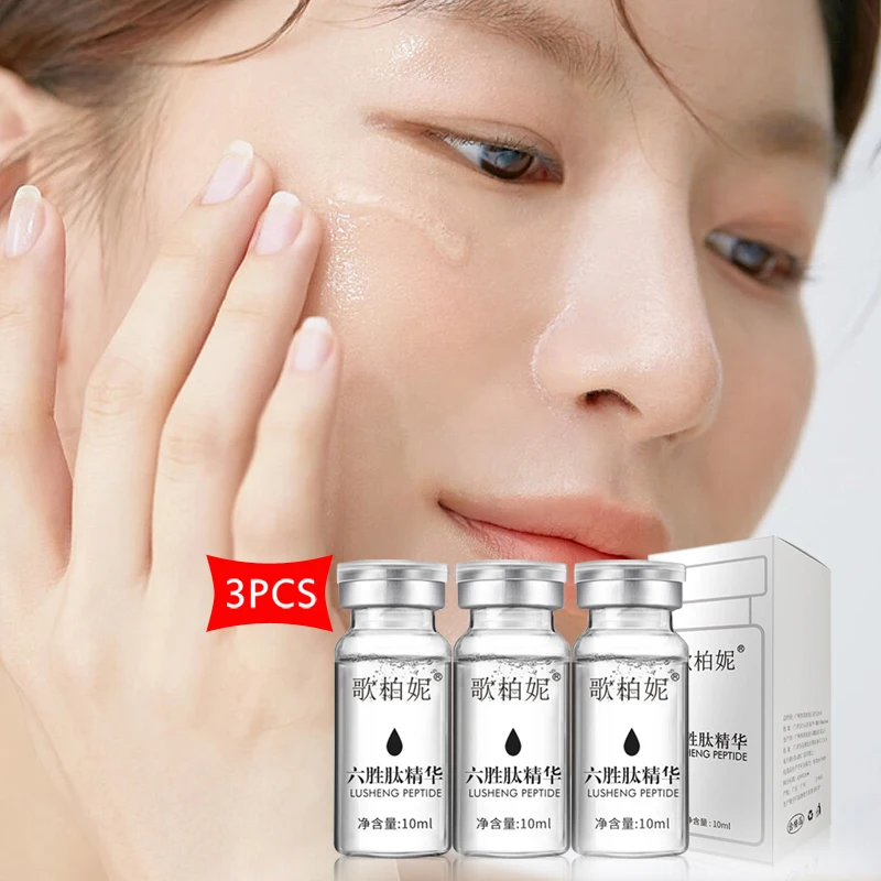 

3pcs Face Serum Six Peptides Concentrate Anti wrinkle Essence Facial Anti Aging Hyaluronic Acid Liquid Lighten Lift Skin Care