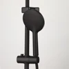 KEMAIDI Matte Black Rainfall Shower Faucet Bathtub Shower Systerm W/hand Sprayer Faucets Exposed Shower Set For Outdoor Bath 3