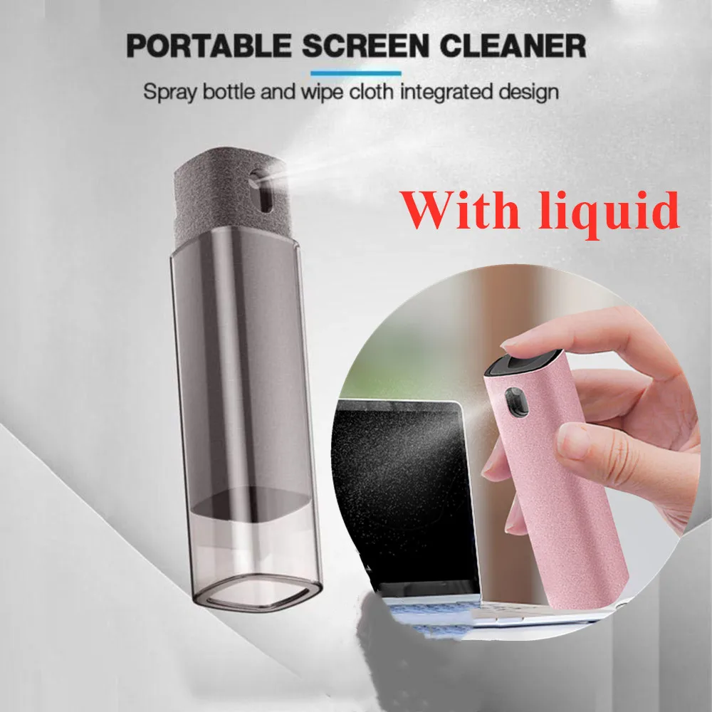 

3 In 1 Fingerprint-Proof Screen Cleaner Phone Screen Cleaner Spray Computer Screen Dust Mobile Clean The Shell Limpiacristales