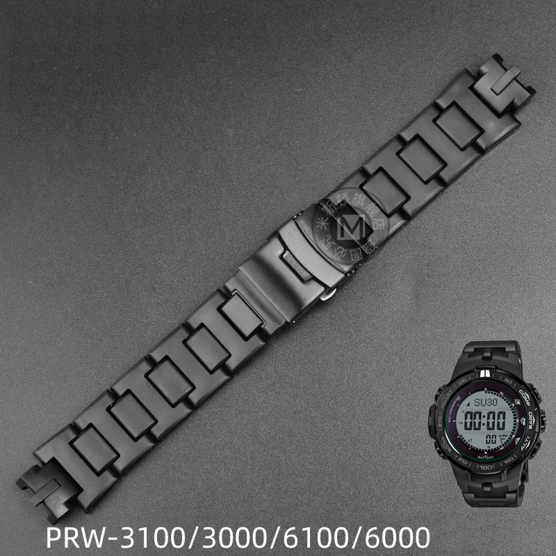 Casio Prw 3000 Protrek 6100 Plastic Steel Composite Watchband For