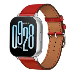 Elegant Leather Bracelet Loop Wrist Strap - Premium 22mm Accessory Band for Realme Watch 5 (Color 16)