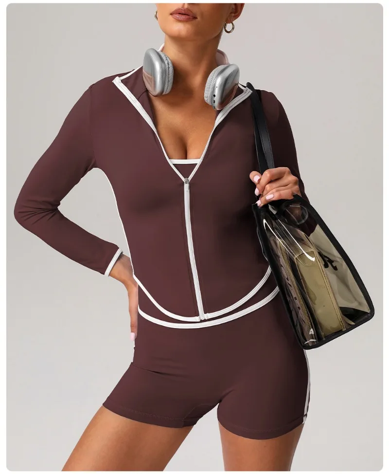 🖤 Seamless Yoga Set – High Waist, Hip-Lifting, Quick-Drying Outfit