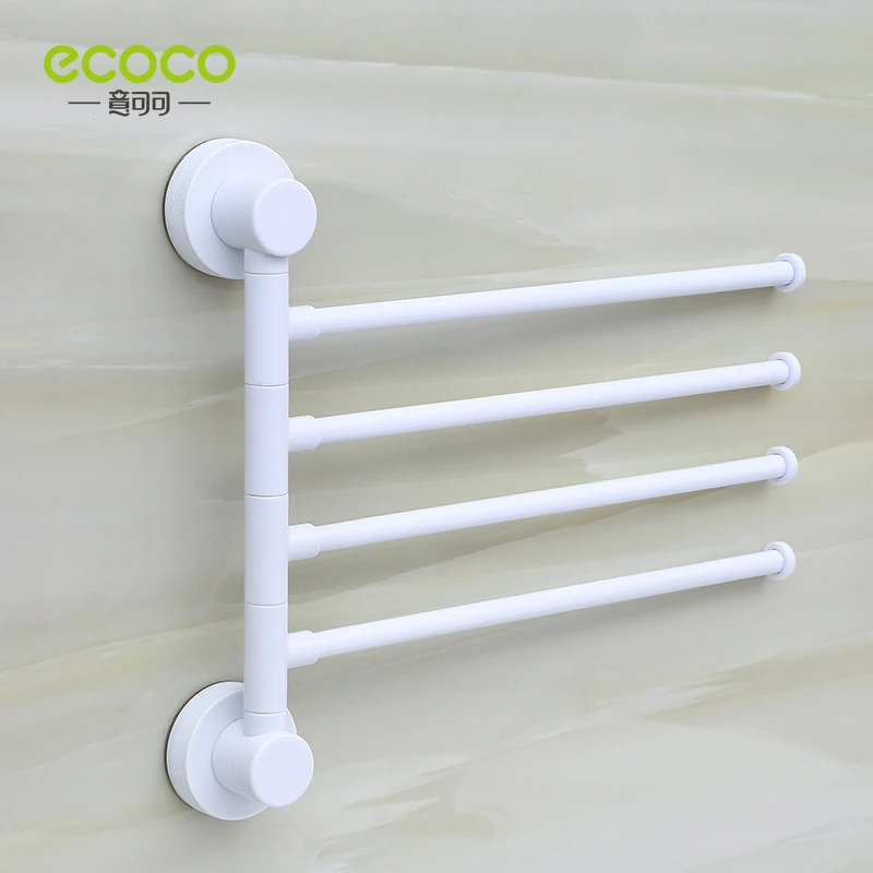 Suction-type Rotary Towel Rack Without Punching Nordic Simple Creative Bathroom Bathroom Rack Toilet Drying Towel Bar The New