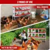 6 8 10 Grids Chicken Nesting Box for Laying Eggs Roll Away Nesting Boxes Easy Egg Collection Cleanable Pull Out Hen Roosting Box 3