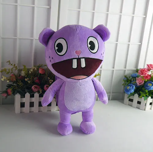 Anime Happy Tree Friends HTF Toothy 37cm Plushie Plush Doll Toys Stuffed Plush #7569 Children Gift 10pcs f016800431 cutting line for bosch afs 23 37 art 23 26 30 brush cutter replacement wires for bosch f016800431 37cm x 3 5mm