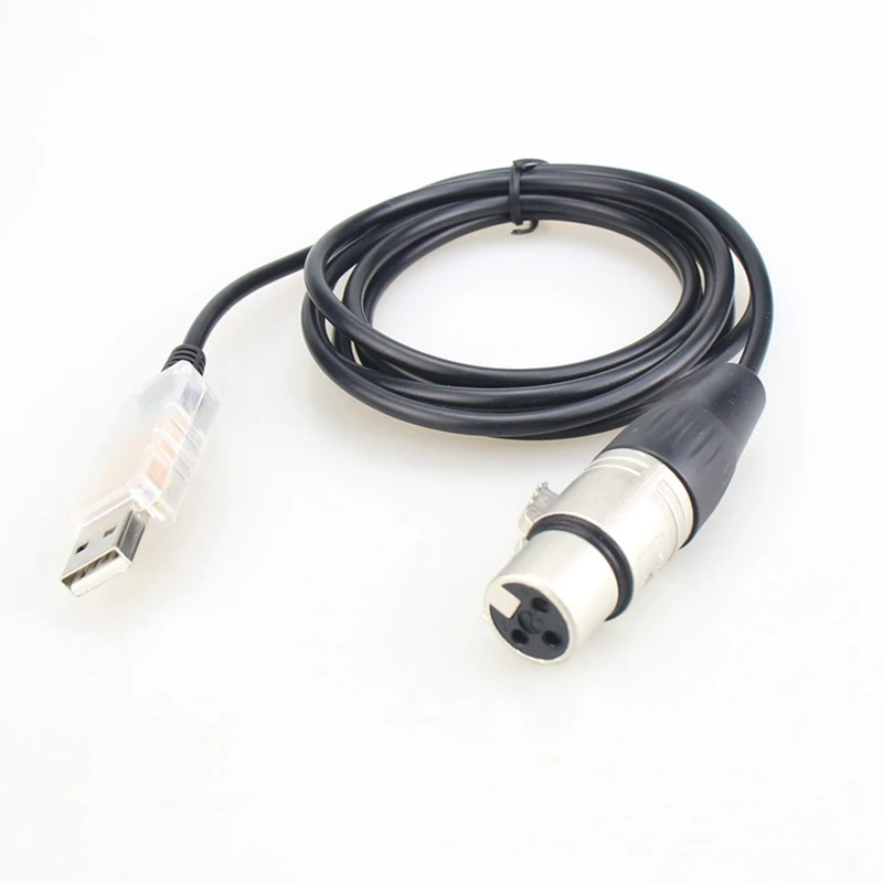 USB To DMX Interface Adapter LED DMX512 Computer PC Stage Lighting Controller Dimmer, Adapter Cable Replacement Accessories