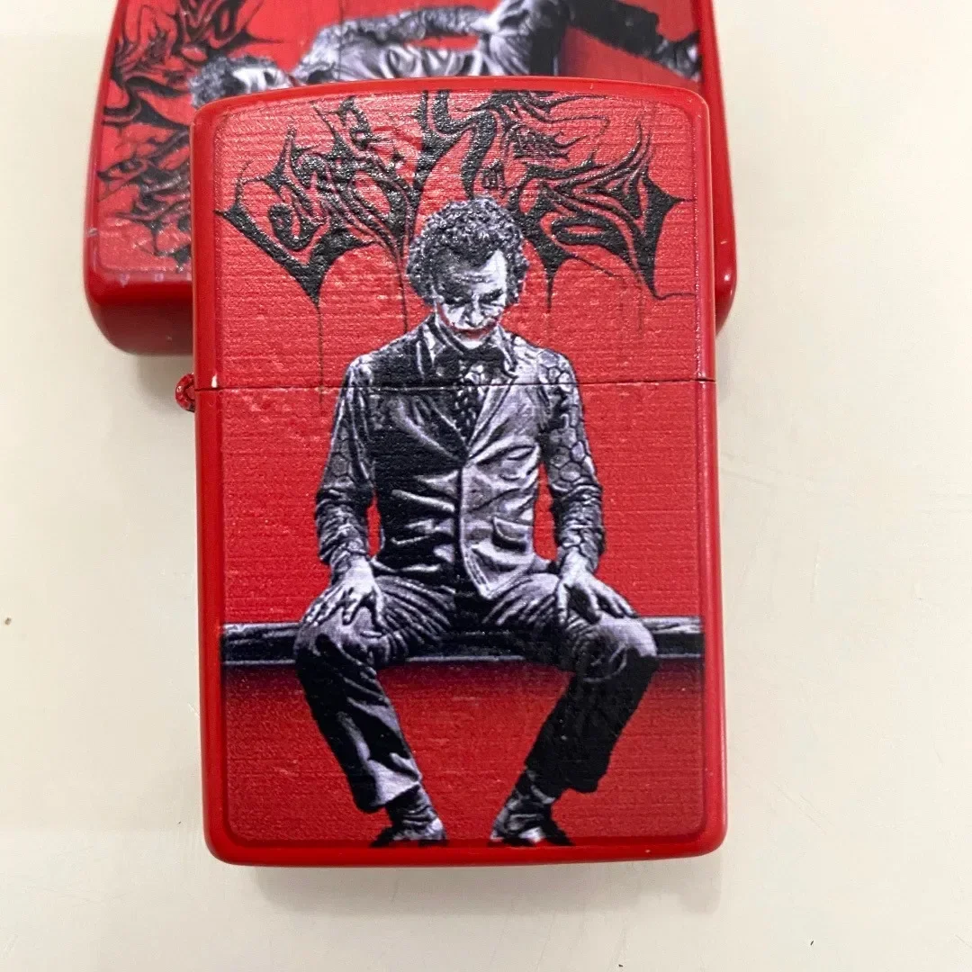 ZippolighterRedMattecartoonheroWindproofCollectioninbox-AliExpress15