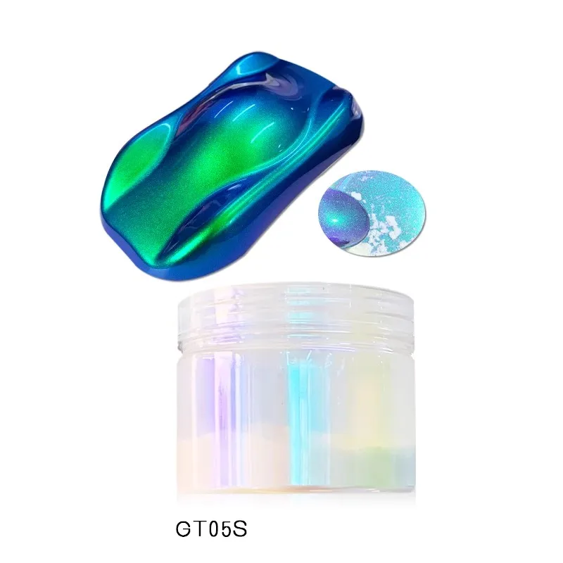 오팔 화이트 오로라 그린 블루 슈퍼 시프팅 카멜레온 ColorShift 자동차 페인트 안료 파우더 103