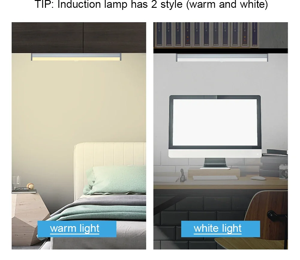 Motion Sensor Light Wireless LED Night Light USB Rechargeable Night Lamp For Kitchen Cabinet Wardrobe Lamp Staircase Backlight motion sensor light