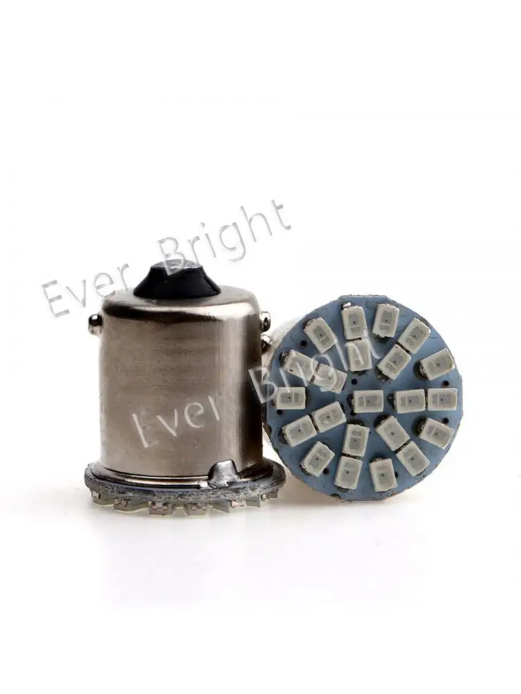 

100 шт. 12 В p21w 1141 1156 ba15s 1206 22smd светодиодный задний сигнал поворота Желтый. Белый