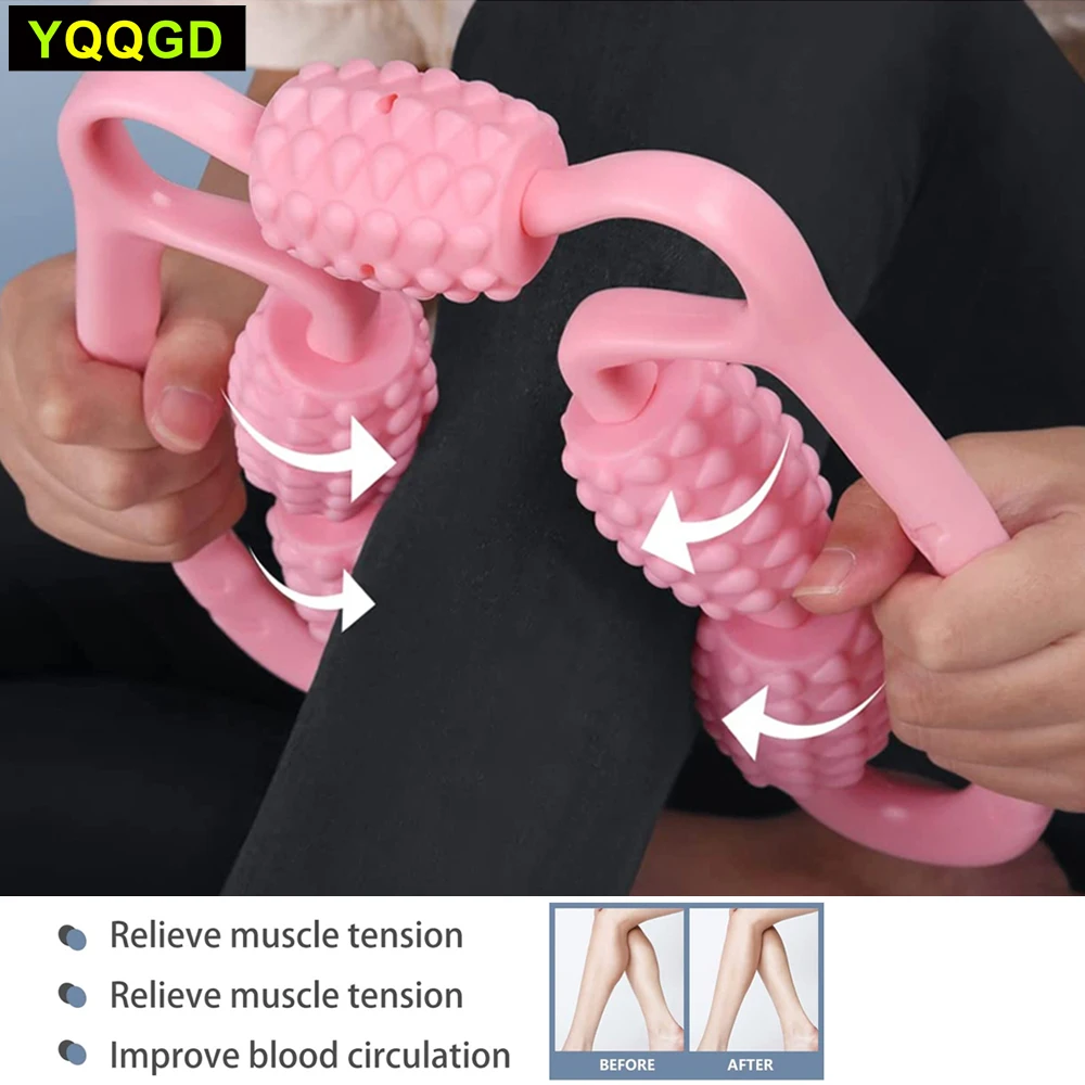 

Yoga Massage Roller Yoga Training Device U-shaped Pilates Fitness Exercise Yoga Auxiliary Equipment Muscle Relaxation Roller