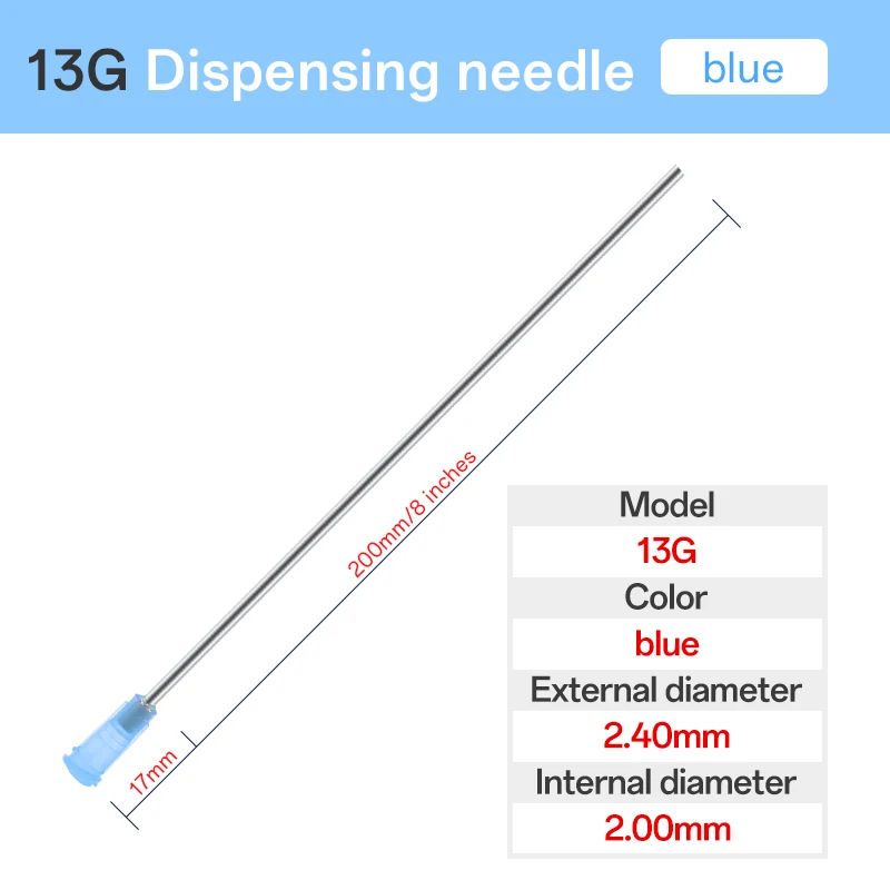 Lot De 150 Aiguilles Pour Seringue Luer - 0,5 Mm 11G - Pointe émoussée - Pour Colle, Huile, Encre