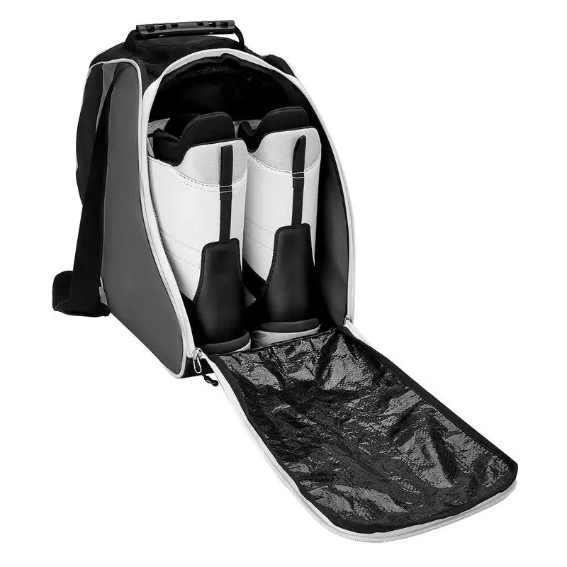  DAUSROOB Bolsa para botas de esquí, bolsa de viaje para botas  de esquí, snowboard, impermeable, 60 litros, para botas de esquí y equipo,  diseño de separación seca y húmeda : Deportes