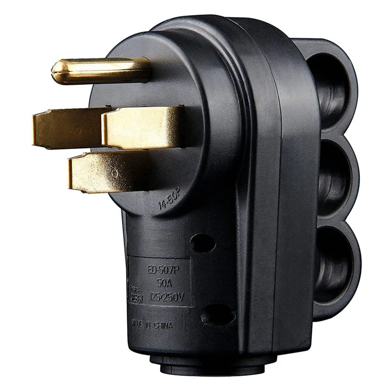 NEW RV Receptacle Replacement Power Plug 50AMP 14 50R 125V/250V, Heavy