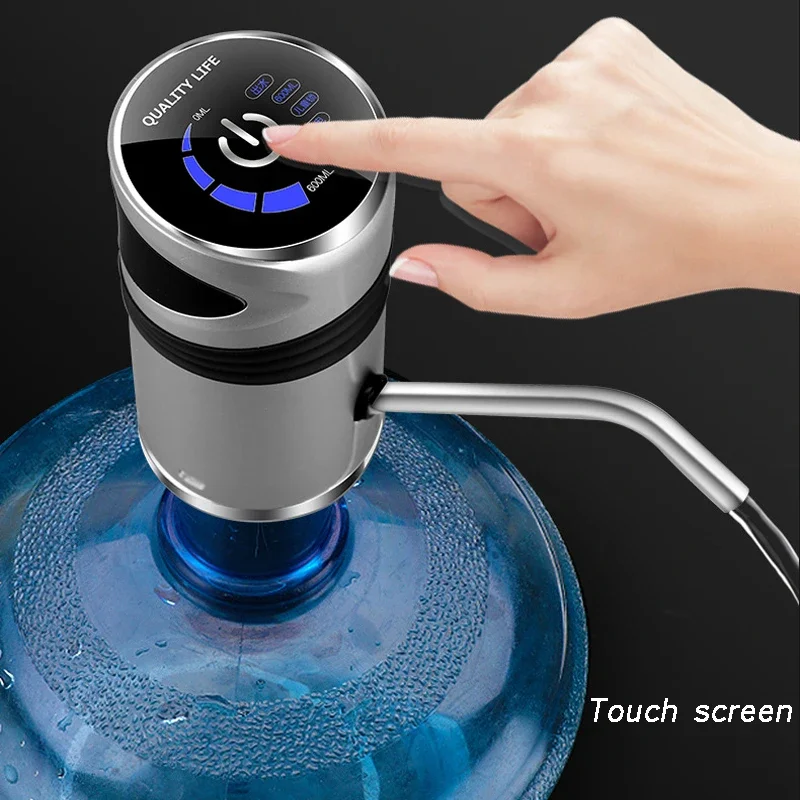 

Drinking Fountain Electric Portable Water Pump Dispenser Gallon Drinking Bottle Switch Silent Charging Touch Dispensador De Agua