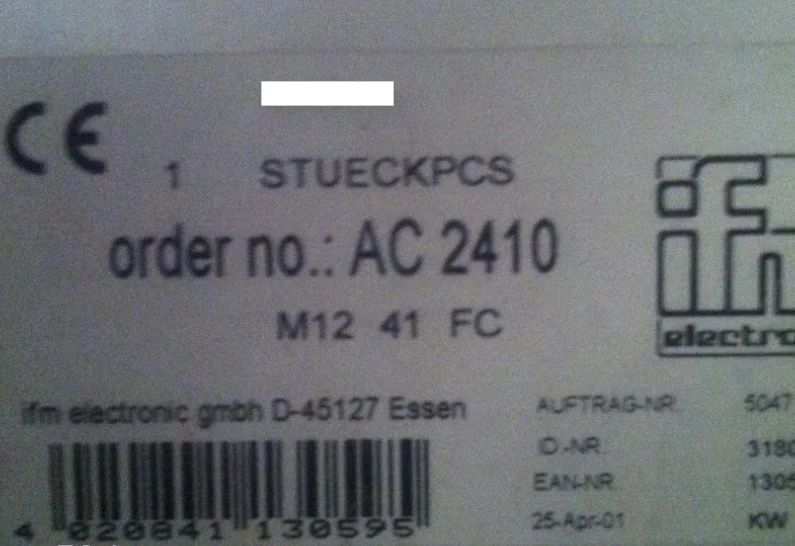 

IFM AC2410 New AS-I Compact line from the station module