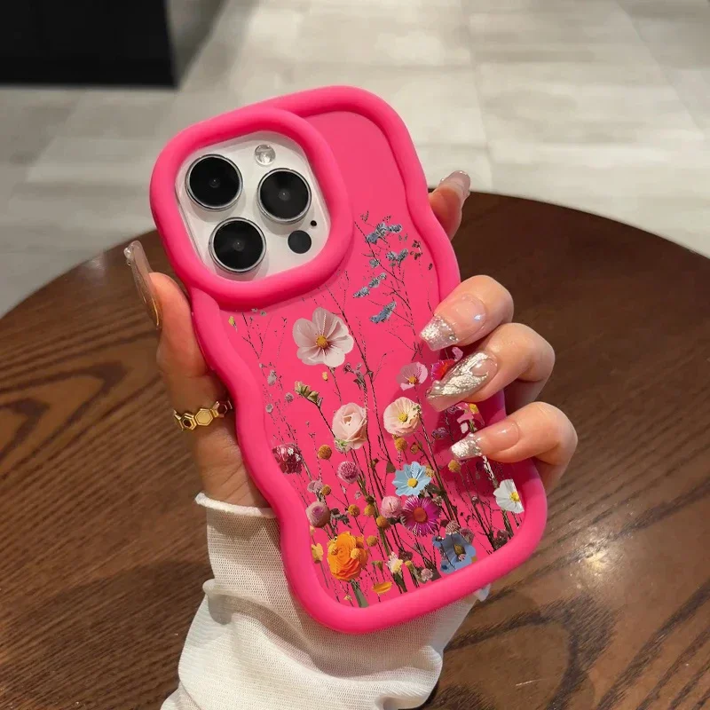 Floral Design Protective Phone Case
