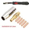 MB15 15AK MIG Welding Contact Tip 0.6mm/0.8mm/0.9mm/1.0mm/1.2mm Protective Nozzle For Rilon Riland Jasic Welding-Tool Accessory 4