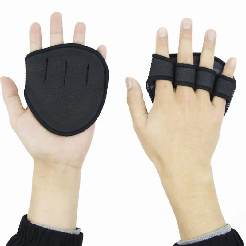 Unisex Anti Skid Weight Lifting Training Gloves Fitness Sports Dumbbell Grips Pads Gym bench Press Exercises Hand Palm Protector