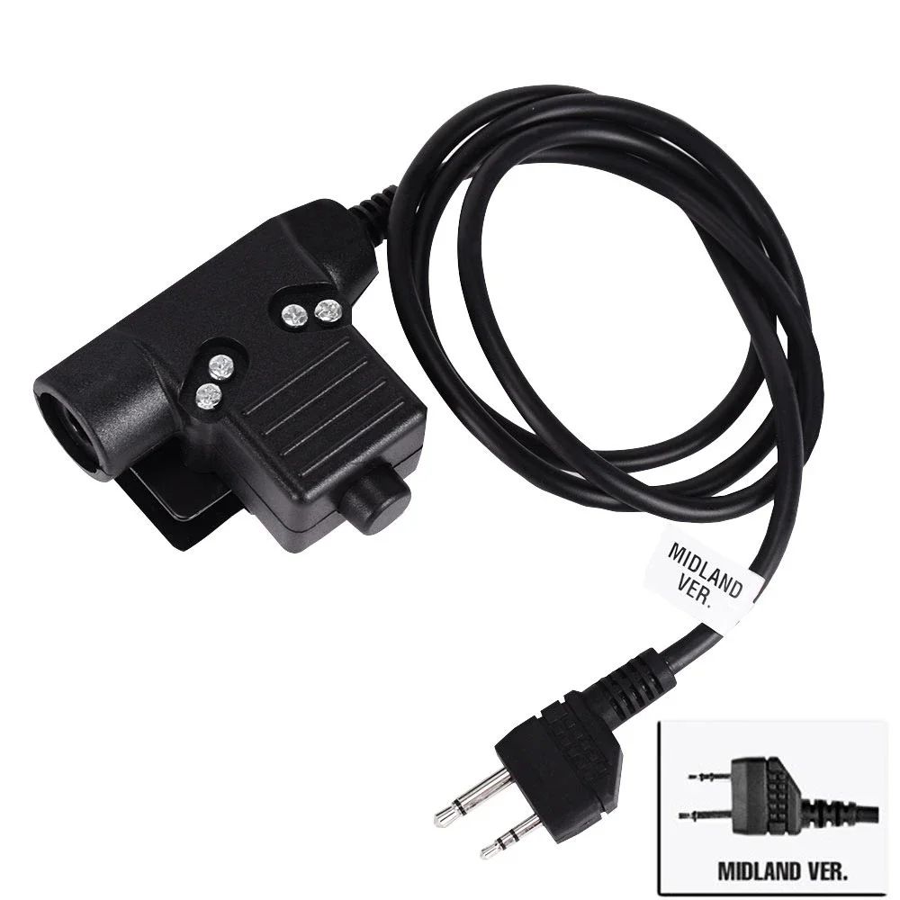 U94 PTT Icom / Kenwood / Midland Motorola Talkabout Mobile Phone Headset PTT for Full Range of Tactical Headset tactical headset