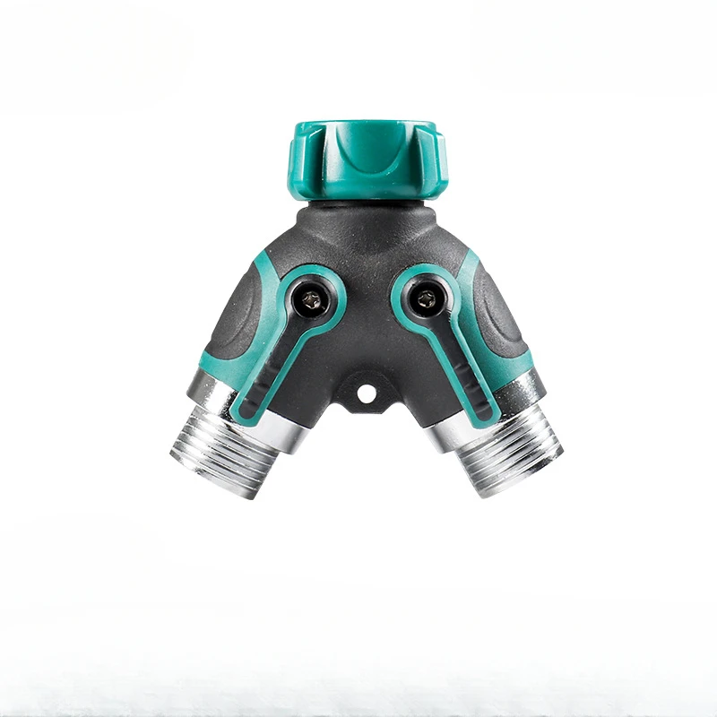 

Garden Water Connector Kit with Y-shaped Joint, Splitter, Control Switch and Hose Ball Valve