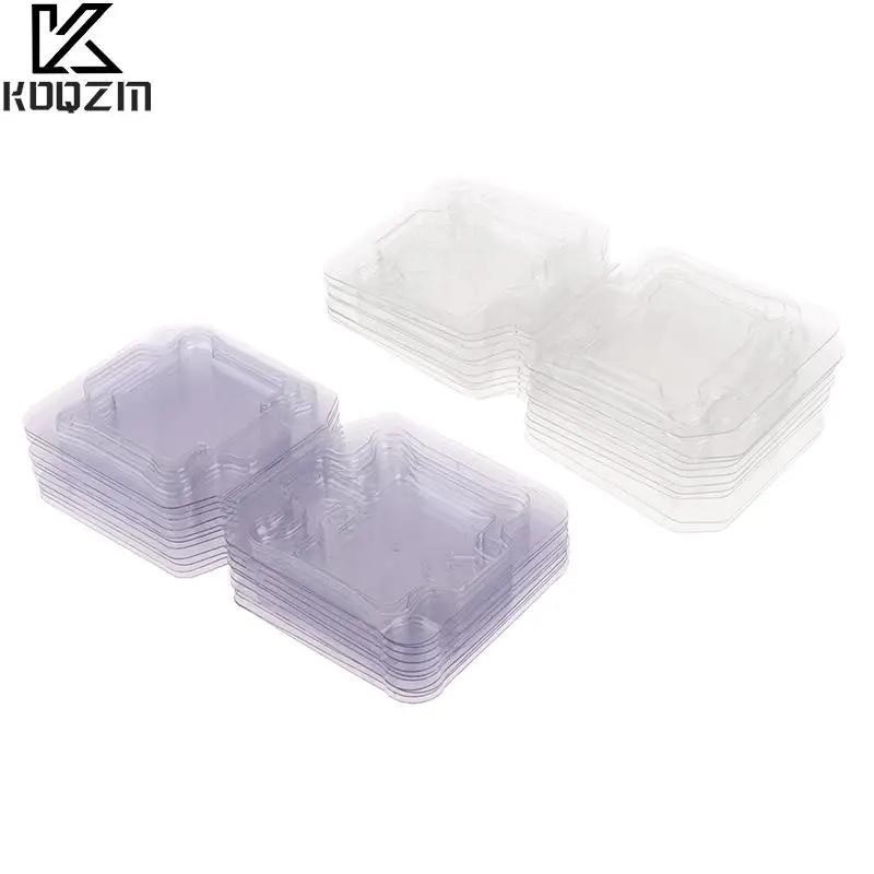 10/1pcs CPU-Box CPU Kunststoff Schutzhülle CPU Clam shell Tray Case Container