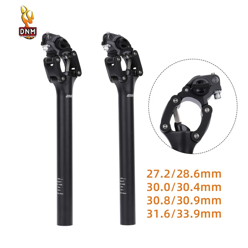 

DNM Bicycle Suspension Seatpost 350mm*27.2mm/28.6/30/30.4/30.8/30.9/31.6/33.9mm Mountain Bike Shock Absorber Seat Post