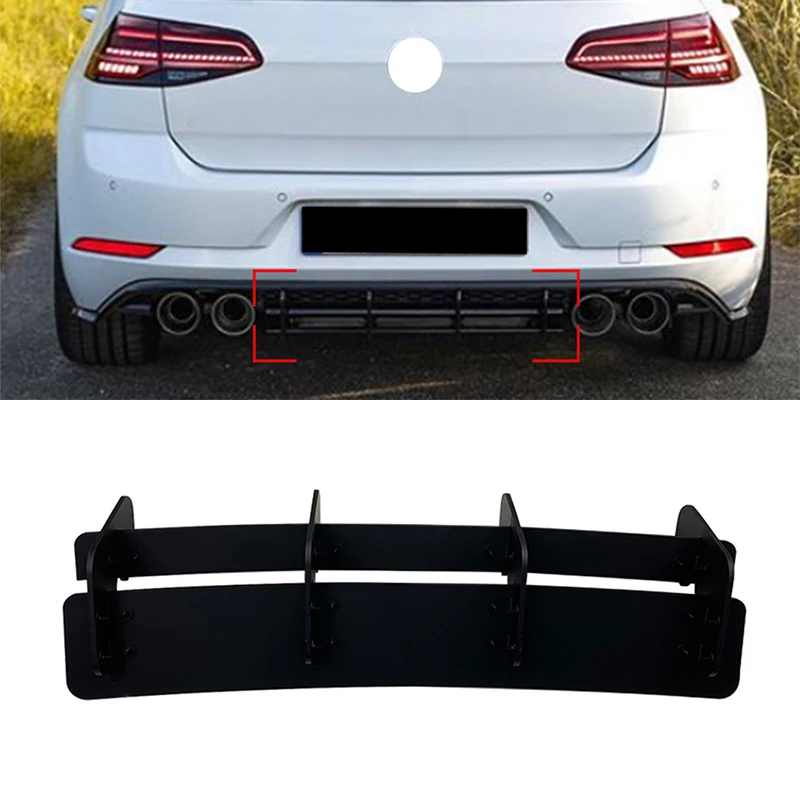 

Диффузор, губа на задний бампер спойлер для Volkswagen Golf 7,5 R MK7.5 R 2017-2020