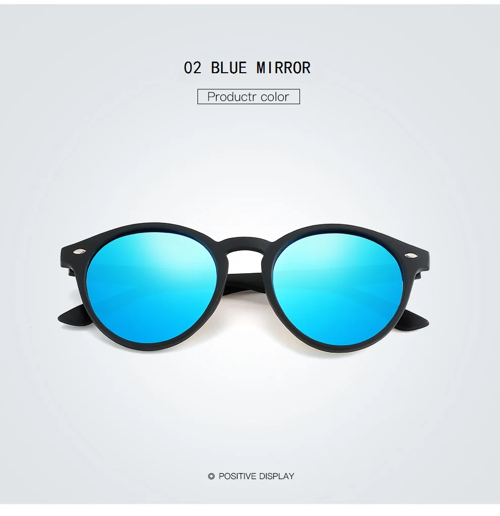 Modische Runde Sonnenbrille für Damen und Herren Klassische Vintage Fahr- und Reisesonnenbrille Kreisförmige Ovale Marken-Designer-Brille – Detail 13