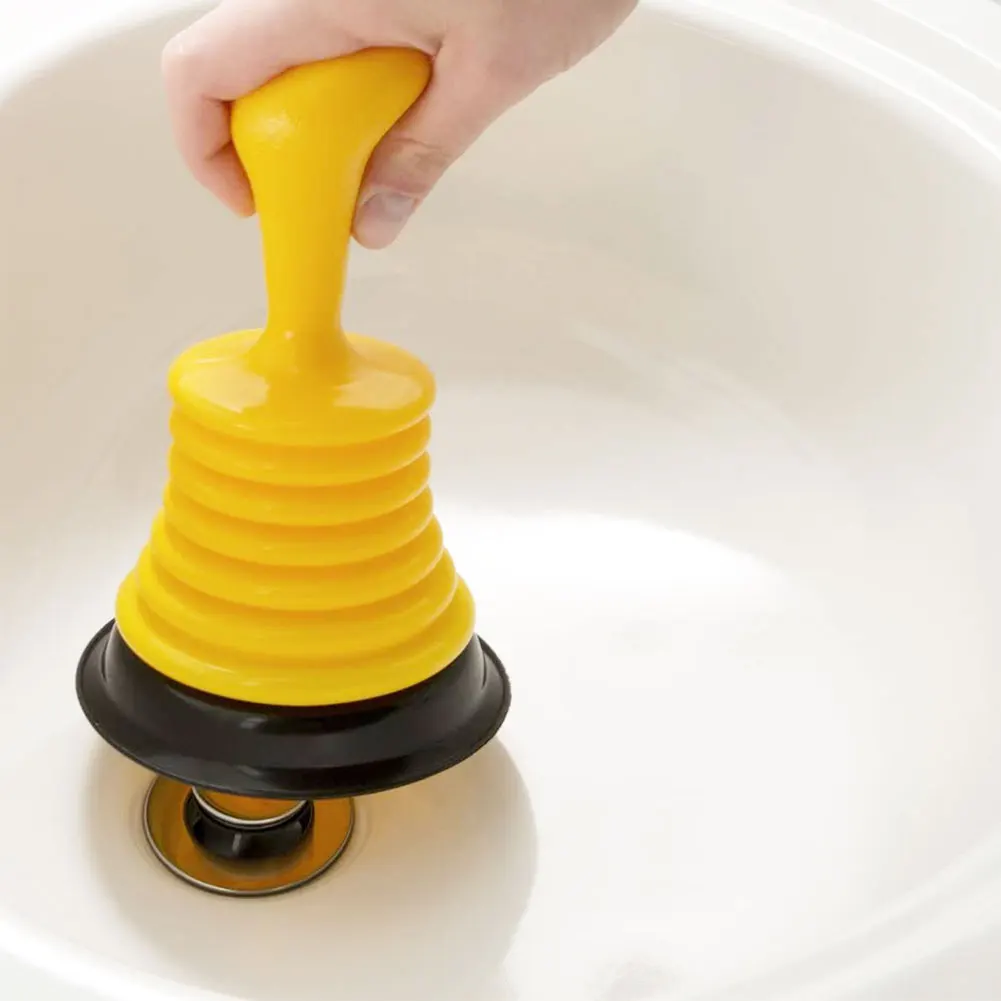 1 Mini Kitchen Bathroom Sink Plunger Handheld Plastic 7 Drain Clog Re —  AllTopBargains