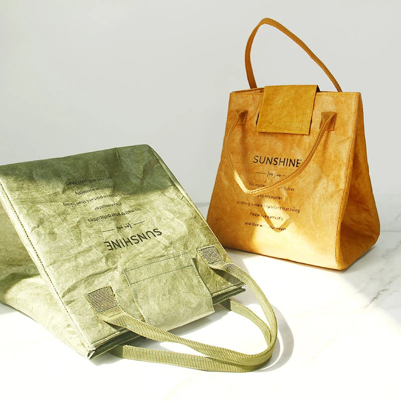 Lunch Bag Lunch Bag Waterproof Insulation Bag Lengthen and Thicken Aluminum Foil Japanese Handbag for Office Worker Student