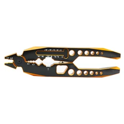 Advanced All - Metal Multi - Function RC Shock - Absorbing Pliers Tool for Remote Control Car Assembly (Golden)