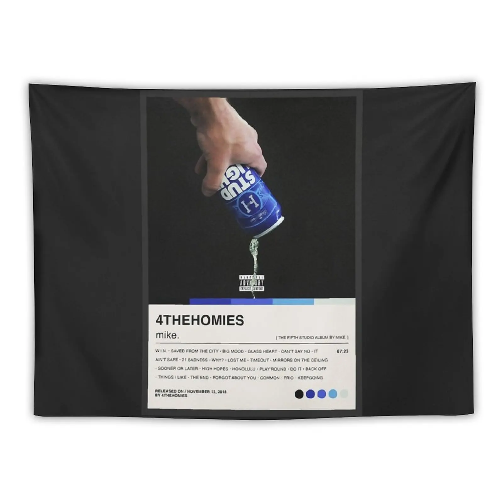 Mike Stud - 4Thehomies Essential Tapestry Anime Decor Cute Room Decor Decoration Wall