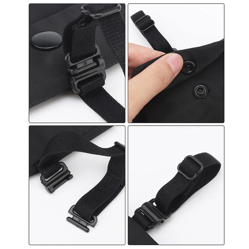 Women Wallets Solid Color Hidden Bra Wallet Flap Clasp Secret Travel Wallet Pickpocket Belt Cotton for Money Valuables