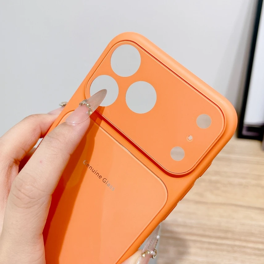 Echtes Glas Handyhülle Stoßfest Für Iphone Pro Max Plus_voghion.com
