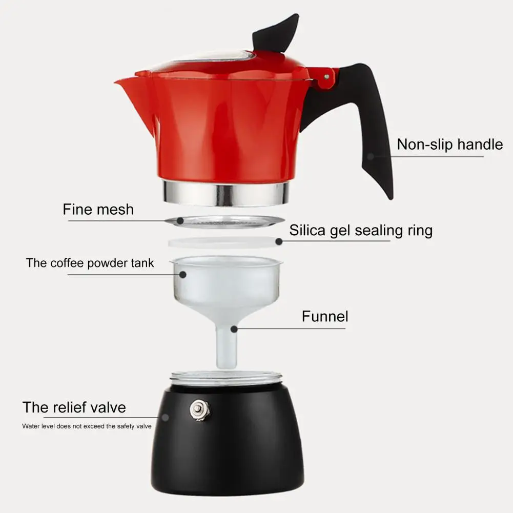 모카 포트 이탈리아 커피 머신, 에스프레소 알루미늄 가이저 커피 메이커, 주전자 라떼 스토브, 커피 바리스타 액세서리, 카페 도구