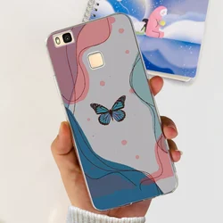 Transparent Soft Silicone Flower Design Case for Huawei P9 Lite (Case - c69)